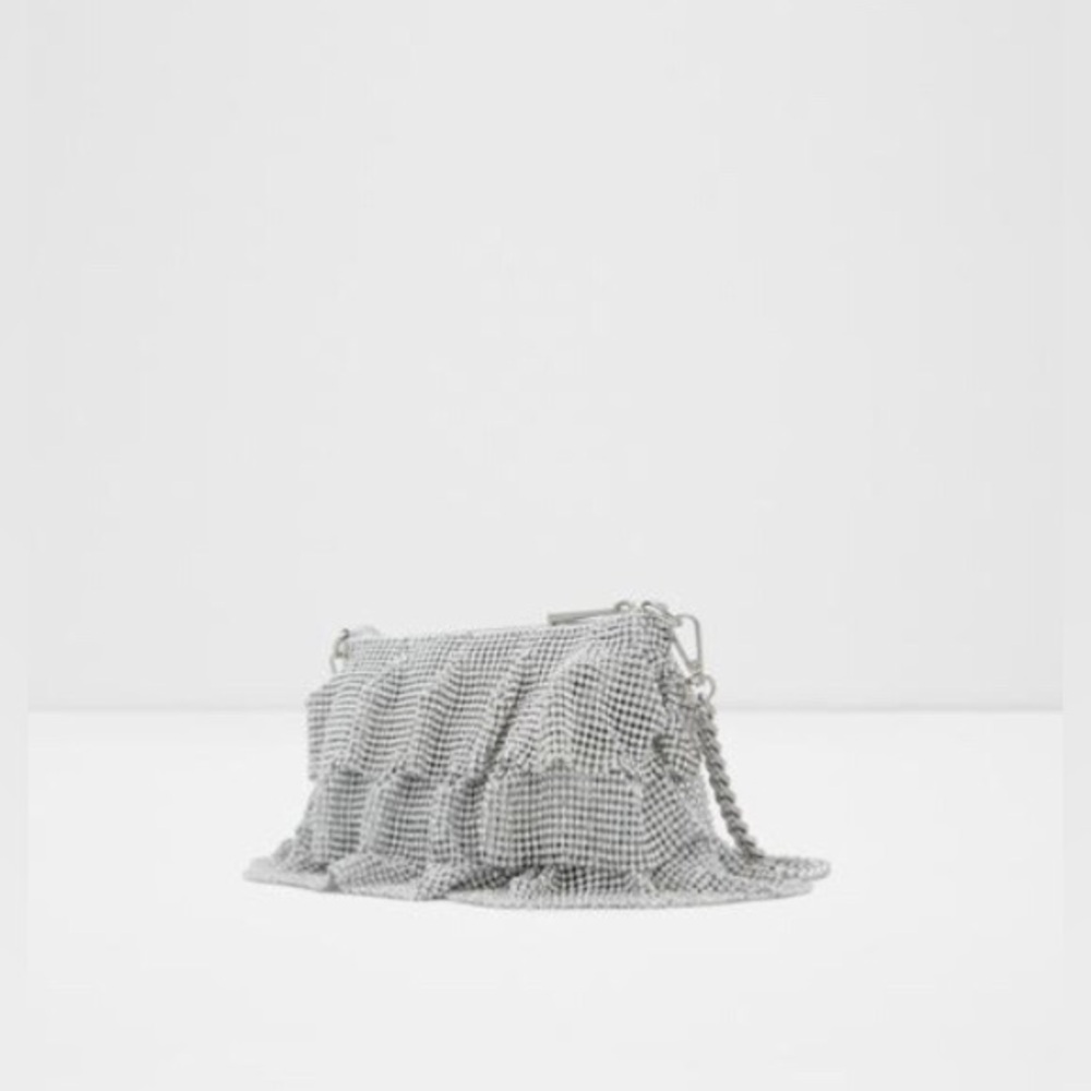 Aldo Gemmy Silver Shoulder Bag - Picture 4 of 4